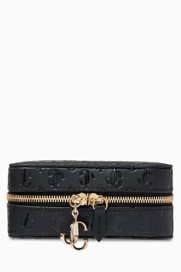 

Jewellery Case in JC Leather, Black