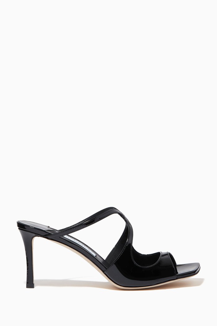 

Anise 75 Sandals in Patent Leather, Black