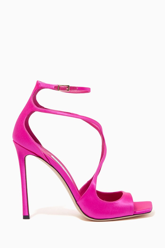 

Azia 110 Sandals in Satin, Pink
