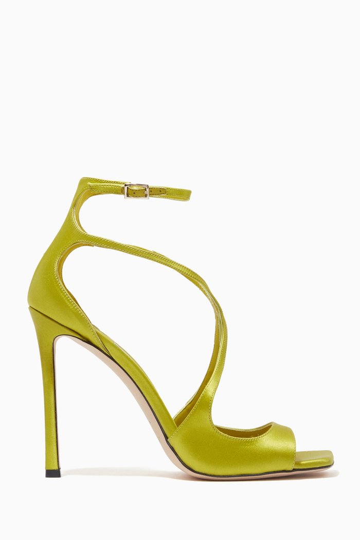 

Azia 110 Sandals in Satin, Green