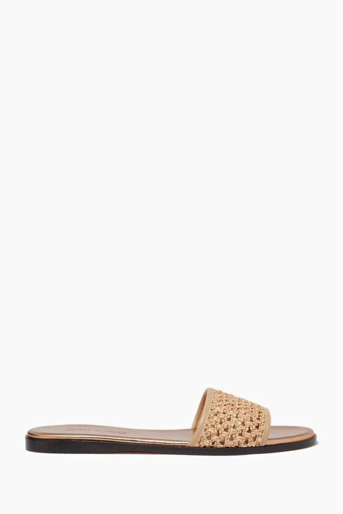 

Minea Flats in Raffia, Brown