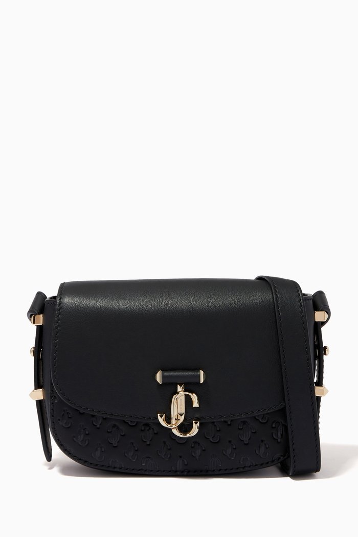 

Varenne Satchel Bag in JC Leather, Black