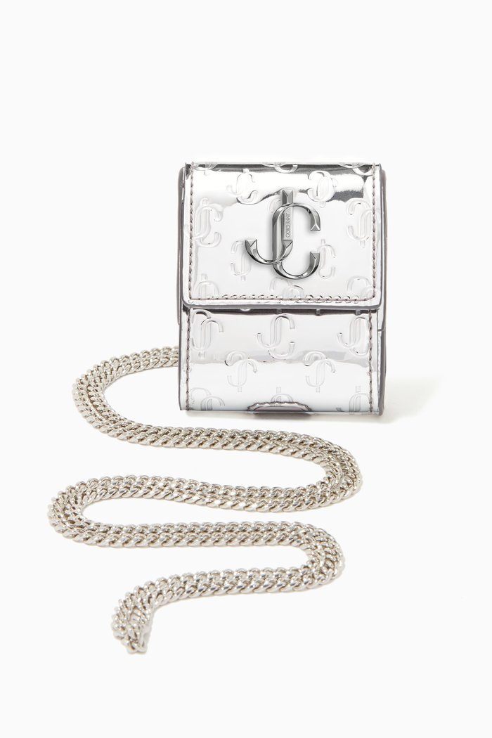 

AirPods Case in JC Mirror Leather, Silver