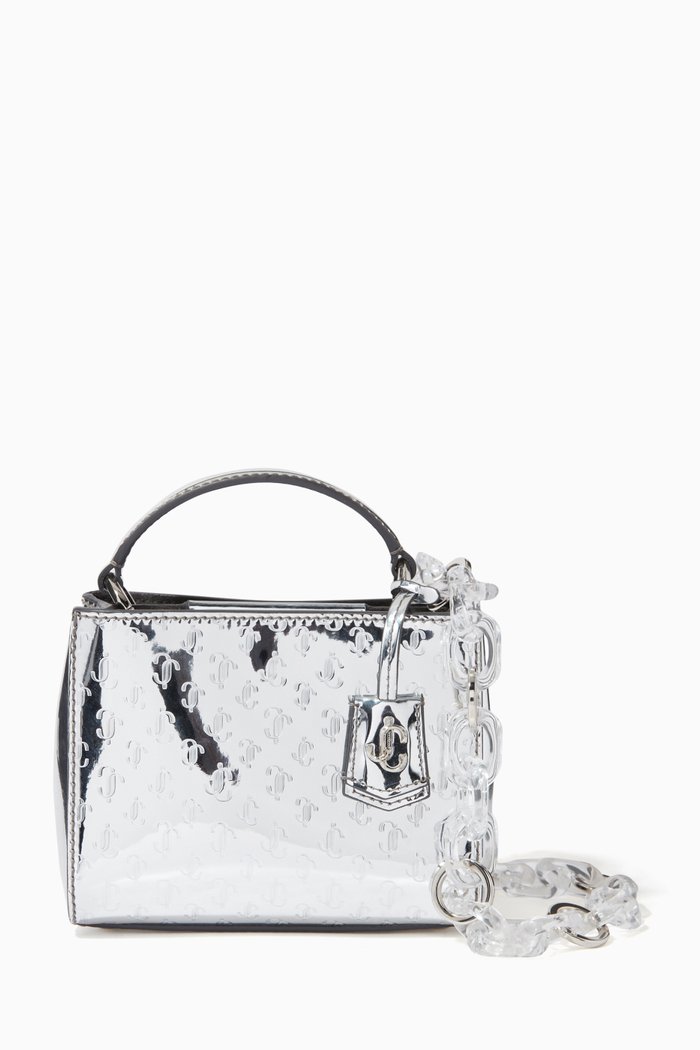 

Varenne Mini Bag in JC Metallic Leather, Silver