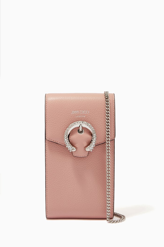 

Madeline Phone Case in Leather, Pink