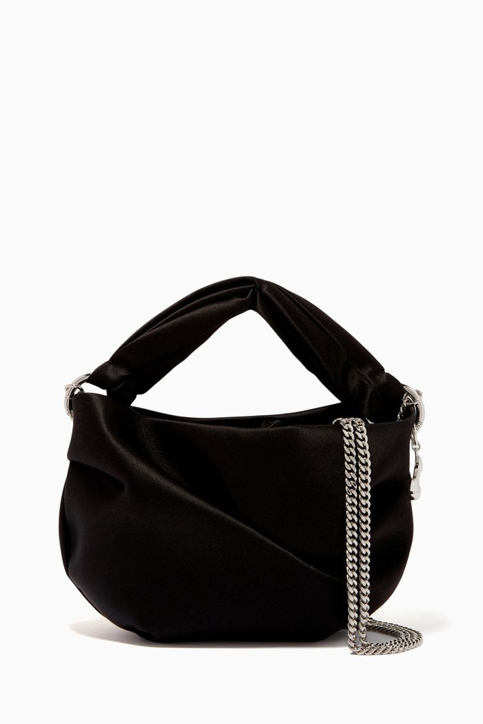 

Bonny Tote Bag in Satin, Black