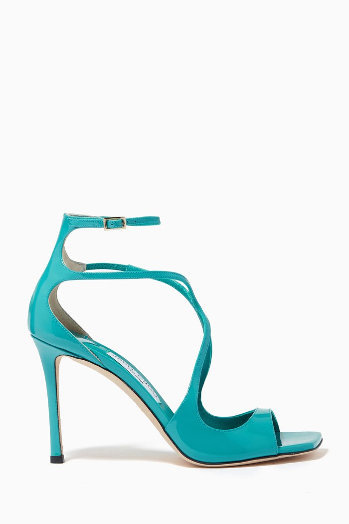 

Azia 95 Sandals in Patent Leather, Blue