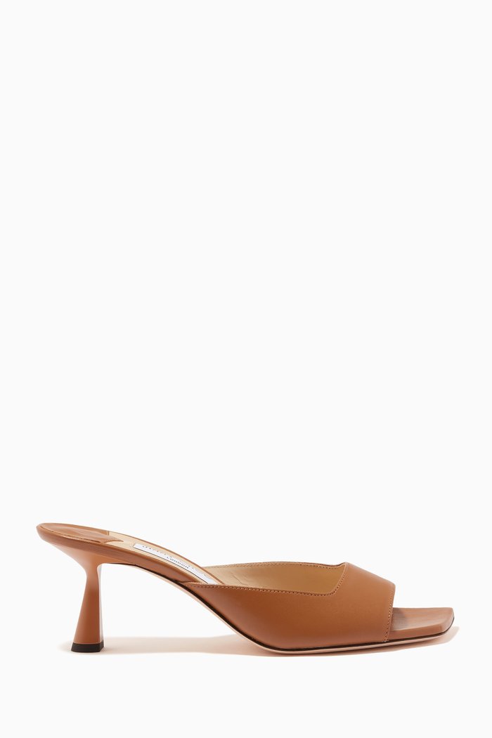 

Zania 65 Mules in Nappa, Brown