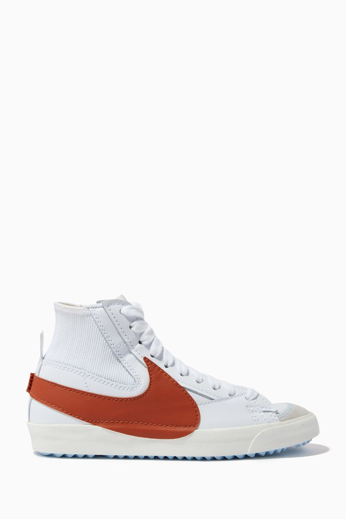 

Blazer Mid '77 Jumbo Sneakers in Leather, White