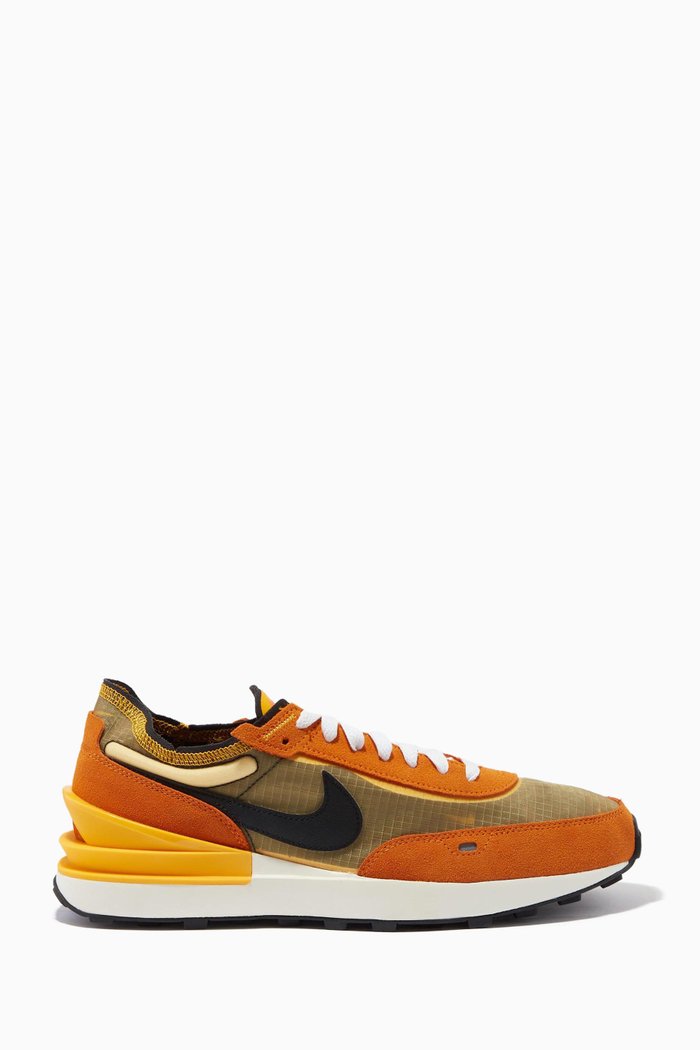 

Waffle One SE Sneakers in Ripstop & Suede, Yellow
