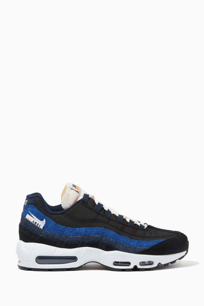 

Air Max 95 SE Sneakers in Suede & Textile, Black