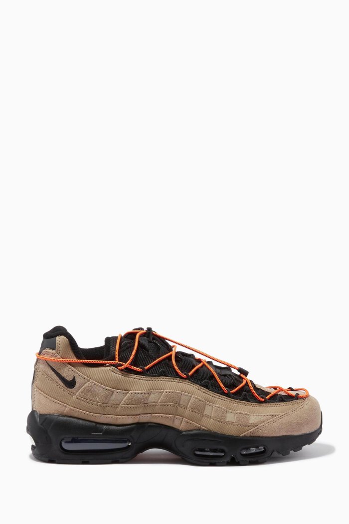 

Air Max 95 Sneakers in Mesh & Suede, Neutral