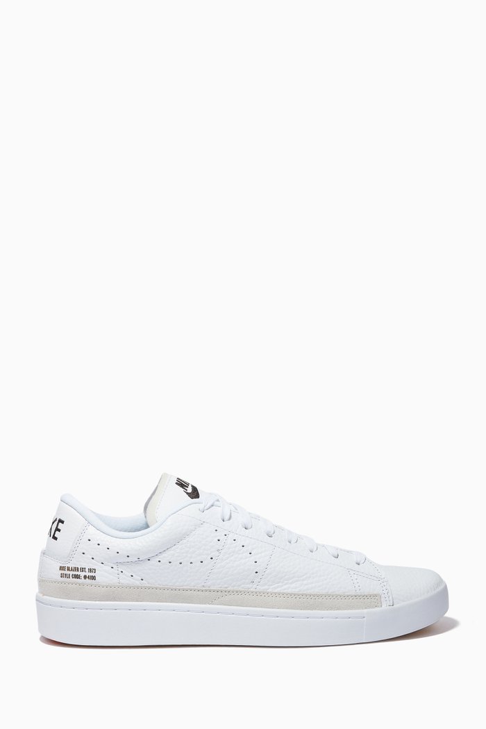 

Blazer Low X Sneakers in Tumbled Leather, White