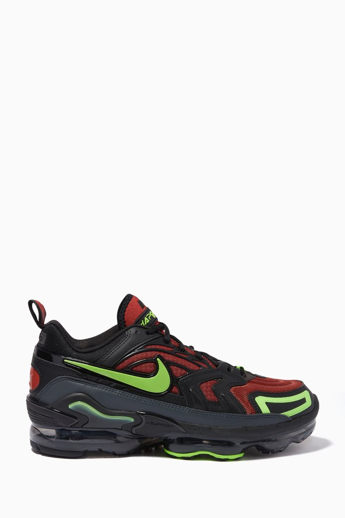 Air Vapormax Evo Sneakers in Mesh & Leather, Black