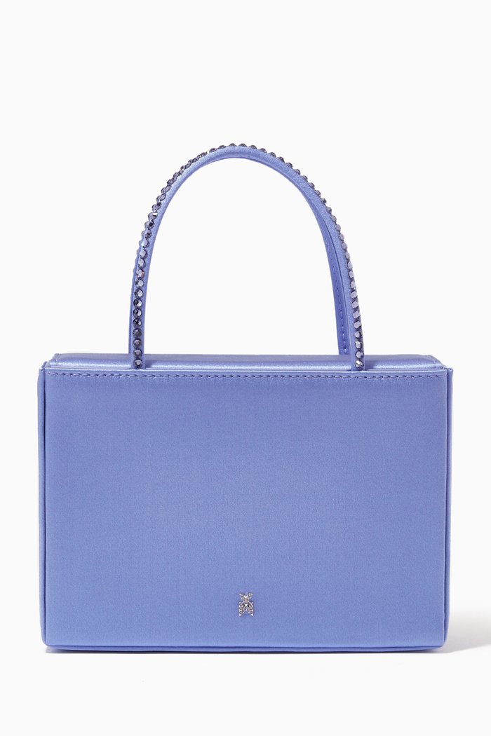 

Small Amini Gilda Tote in Satin, Purple