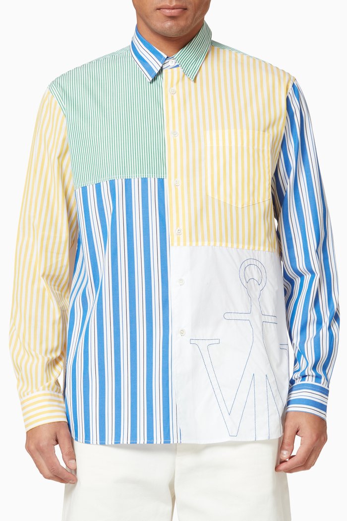 

Patchwork Shirt in Cotton, Multicolour