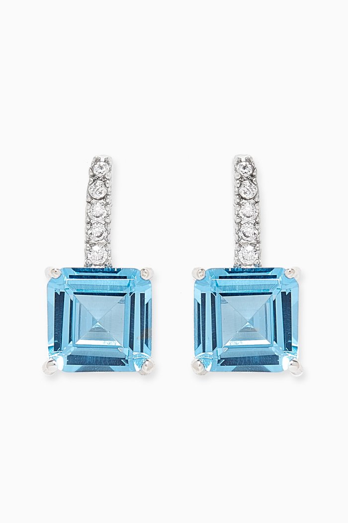 

Princess Drop Earrings, Blue