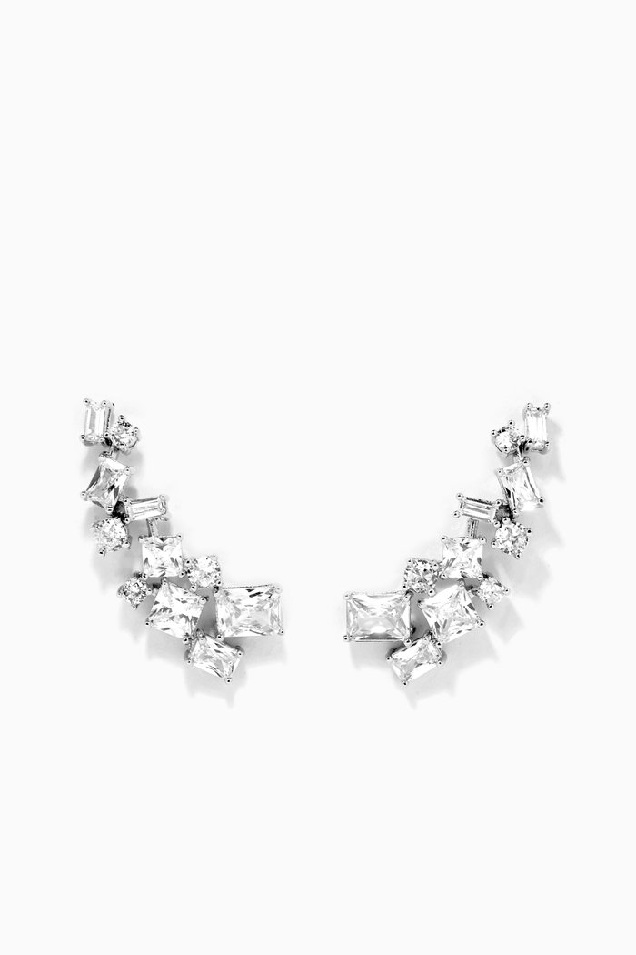 

Emerald CZ Scatter Crawlers, Silver