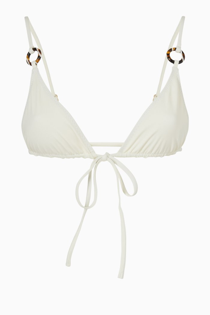 

Isadore Bikini Top in ECONYL®, Neutral