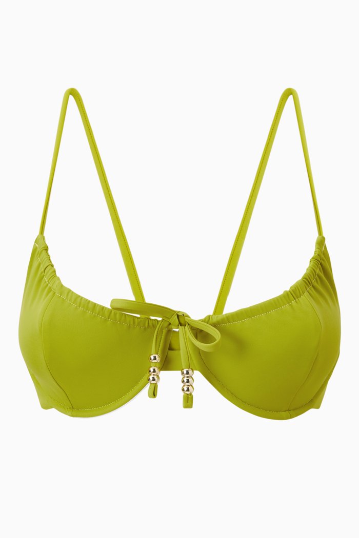 

Viper Bikini Top in ECONYL®, Green