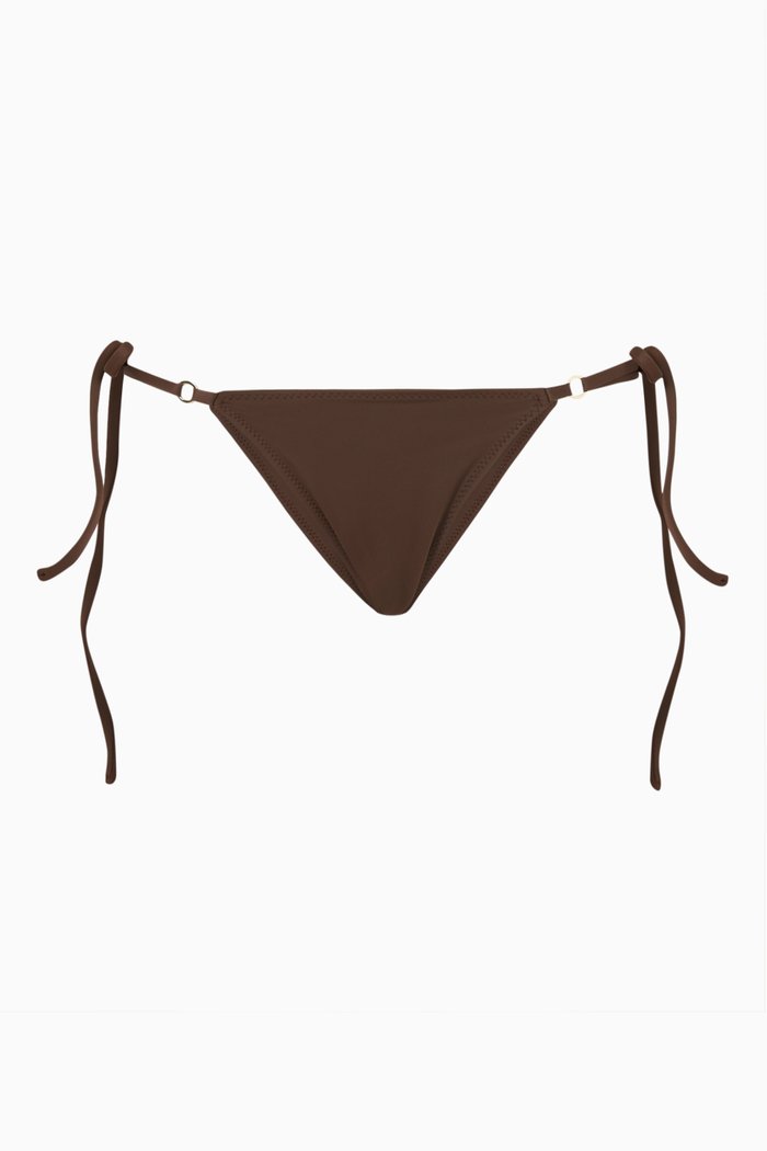 

Talise Bikini Bottoms in ECONYL®, Brown