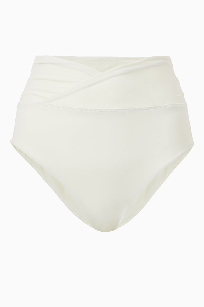 

Kelly High Waist Bikini Bottoms in ECONYL®, Neutral