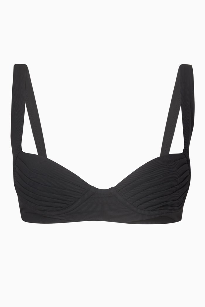 

Kelly Bikini Top in ECONYL®, Black