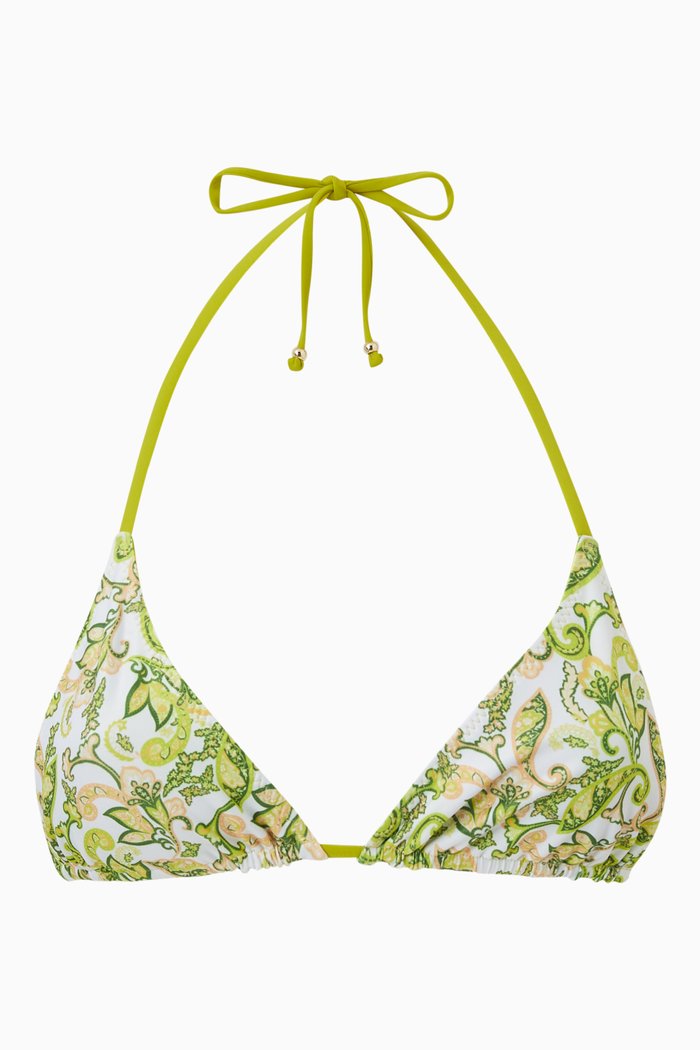 

Jade Bikini Top in ECONYL®, Green