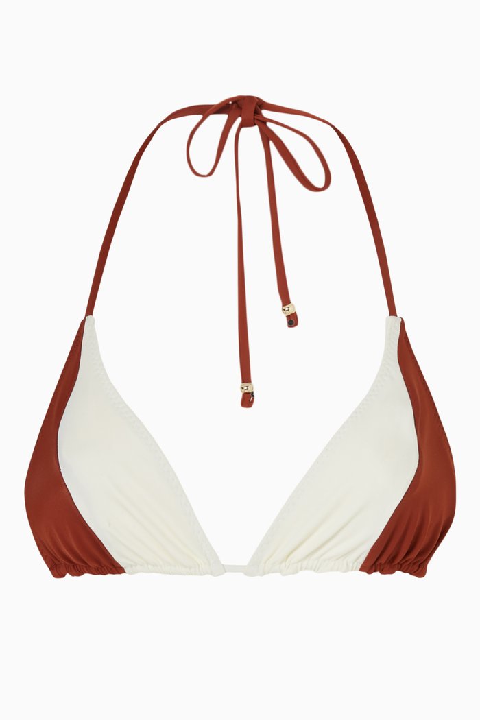 

Jade Bikini Top in ECONYL®, Neutral