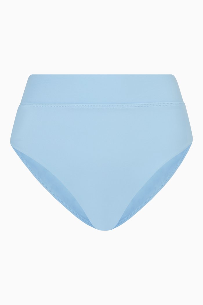 

Baja High Waist Bikini Bottoms in ECONYL®, Blue