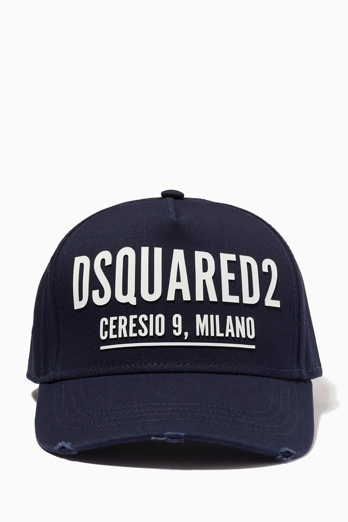 

Ceresio 9 Cap in Cotton, Blue