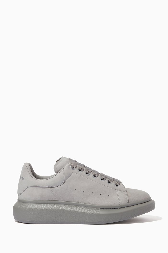 

Oversized Suede Sneakers, Grey