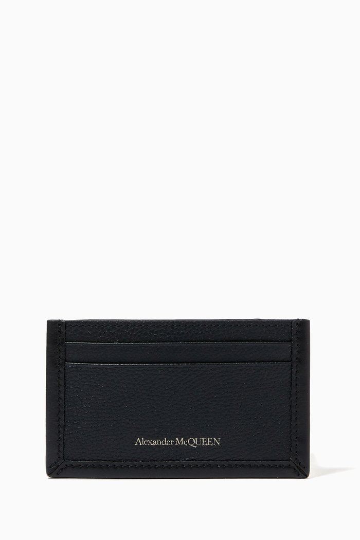 

Edge Card Holder in Calfskin, Black