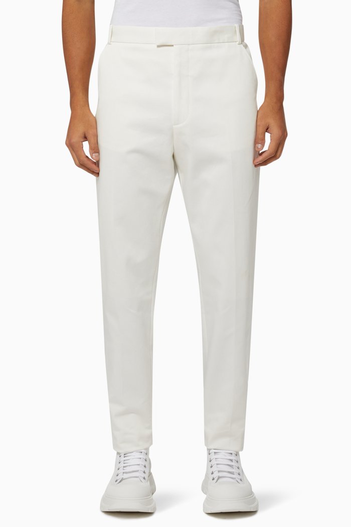 

Slim-fit Pants in Japanese Cotton Gabardine, White