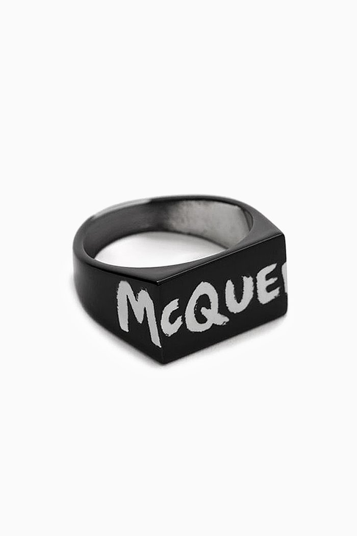 

Logo Graffiti Ring, Black