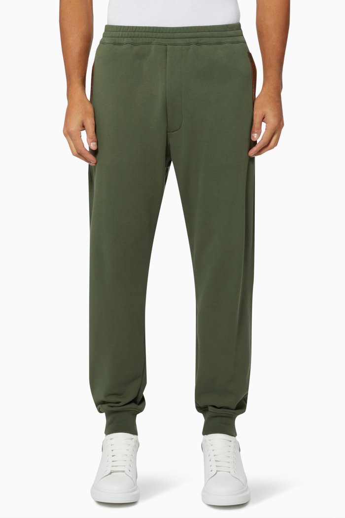 

Selvedge Logo Joggers in Cotton, Multicolour