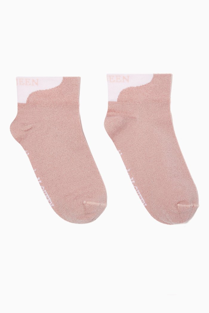 

Ankle Lurex Socks, Purple