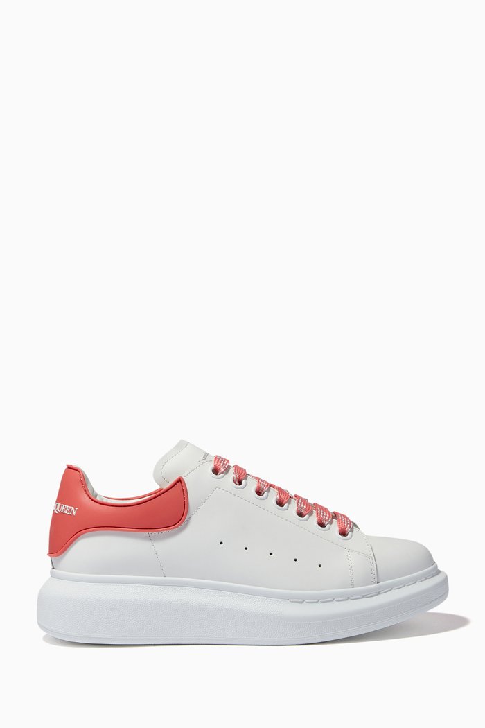 

Oversized Sneakers in Leather, White