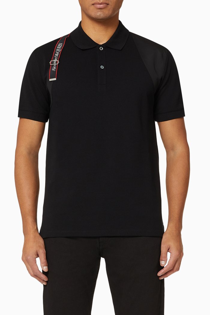 Polo Pullover, Black