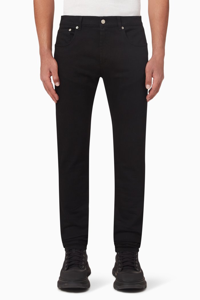 

Signature Jeans in Cotton Denim, Black