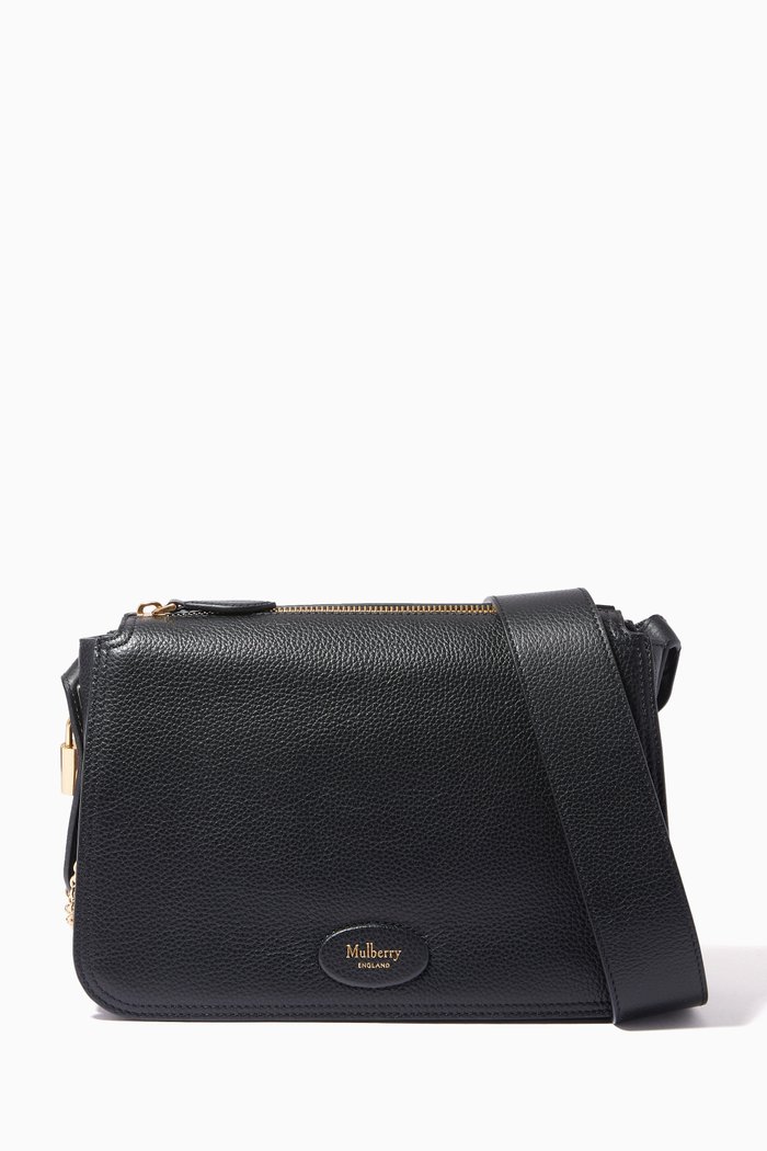 

Billie Crossbody Bag in Small Classic Grain Leather, Black