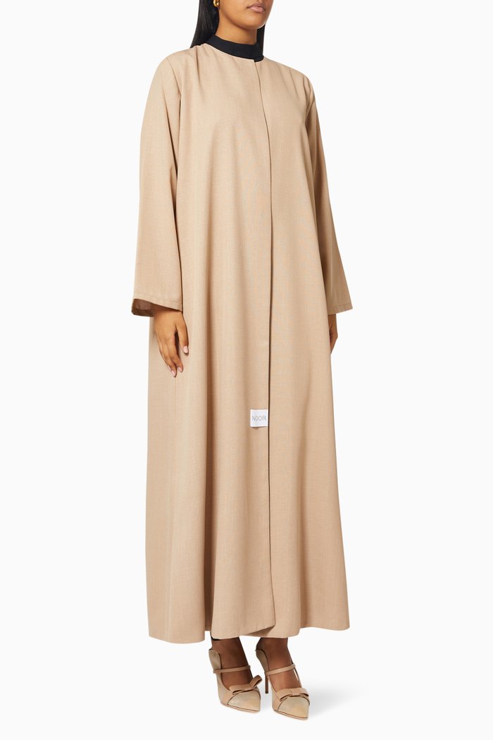 

Abaya in Jute Linen, Neutral