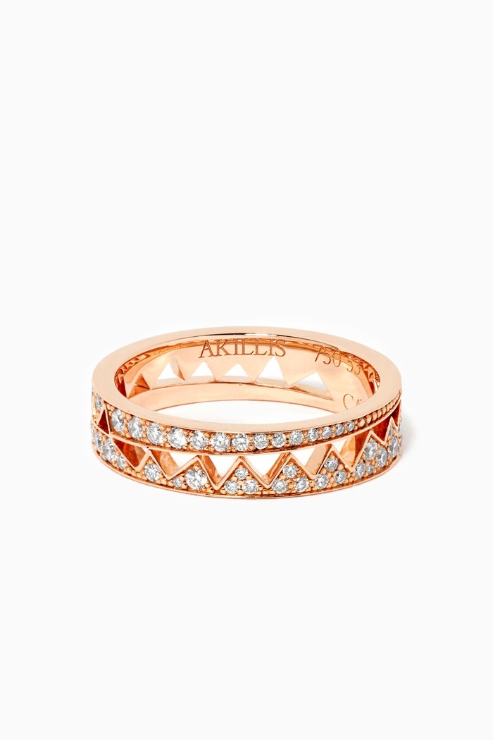 

Capture Me Diamond Ring in 18kt Rose Gold