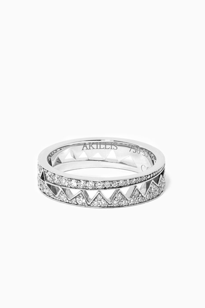 

Capture Me Diamond Ring in 18kt White Gold, Silver