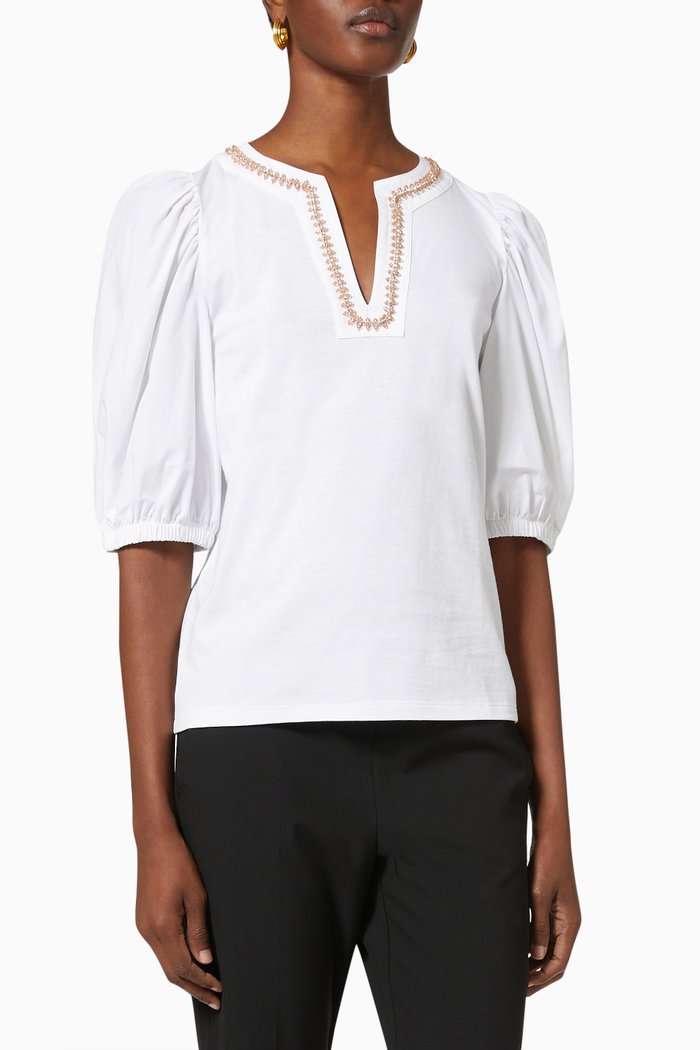 Neo Shirt in Satin, White