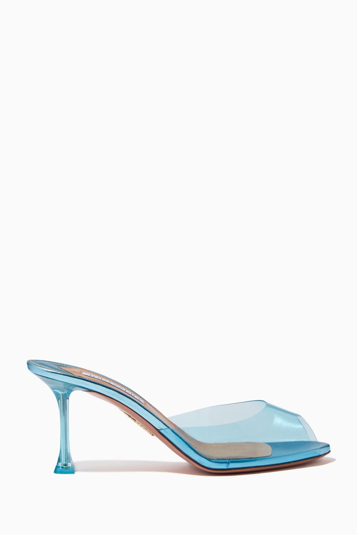 

Carrie Mules 75 in Plexi, Blue