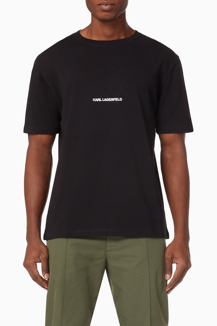 

Karl Lagerfeld Logo T-shirt, Black