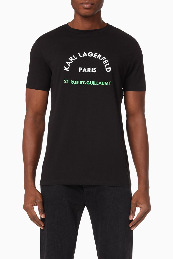 

Karl Lagerfeld Logo T-shirt, Black