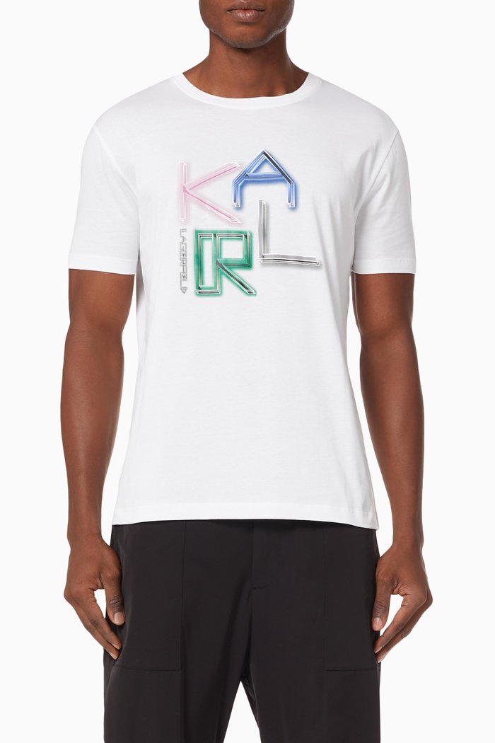 

Karl Lagerfeld Logo T-shirt, White