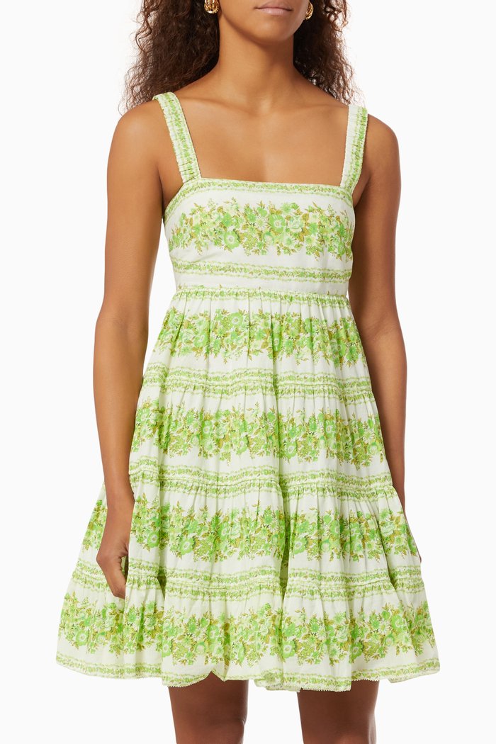 

Jolene Sundress in Cotton Voile, Green